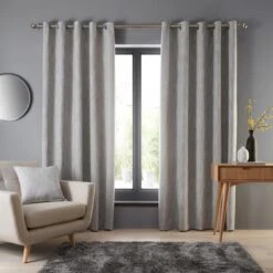 Elements Jenson Eyelet Curtains -Elements 30413514 alt01