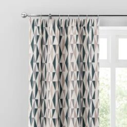 Elements Triangles Pencil Pleat Curtains -Elements 30733752