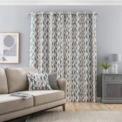 Elements Triangles Eyelet Curtains -Elements 30733760 alt04