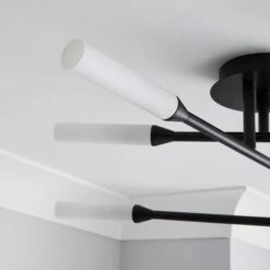 Elements Fontain 6 Light Semi Flush Ceiling Light -Elements 30752916 alt02