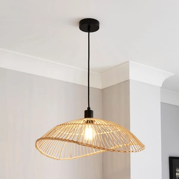 Elements Jaula Rattan Pendant Light 3 Elements Jaula Rattan Pendant Light