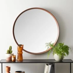 Elements Round Framed Wall Mirror -Elements 30753706