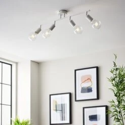 Elements Koppla 4 Light Semi Flush Spotlight Bar 30 Elements Koppla 4 Light Semi Flush Spotlight Bar -Elements 30754818 alt02