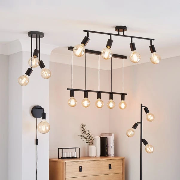 Elements Koppla 4 Light Semi Flush Spotlight Bar 5 Elements Koppla 4 Light Semi Flush Spotlight Bar - Image 3