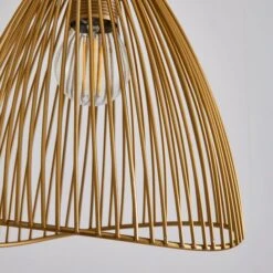 Elements Jaula Rattan Plug In Wall Light -Elements 30755627 alt02