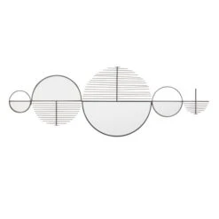 Elements Mirrored Round Indoor Outdoor Wall Art Mirror 7 Elements Mirrored Round Indoor Outdoor Wall Art Mirror -Elements 30765569 alt02