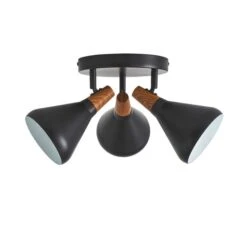 Elements Wolston 3 Light Semi Flush Spotlight -Elements 30766161 alt05