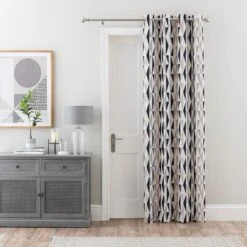 Elements Triangles Thermal Eyelet Door Curtain 30 Elements Triangles Thermal Eyelet Door Curtain -Elements 30780897