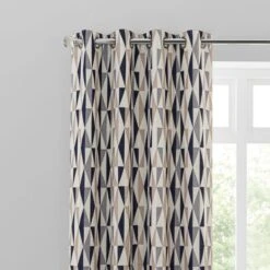 Elements Triangles Thermal Eyelet Door Curtain 27 Elements Triangles Thermal Eyelet Door Curtain -Elements 30780899 alt01