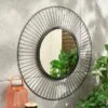 Elements Wire Round Indoor Outdoor Wall Mirror -Elements 30798209