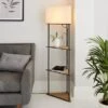 Elements Element Sunds Corner Shelved Floor Lamp Light Wood -Elements 30802425