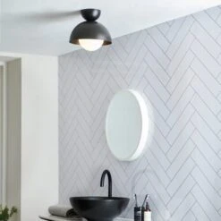 Elements Lunebar Flush Ceiling Light -Elements 30869669 alt09