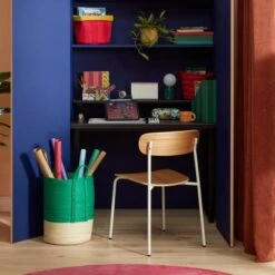 Elements Sutton Woven Stripe Fabrics Storage Basket -Elements 30890642 alt03