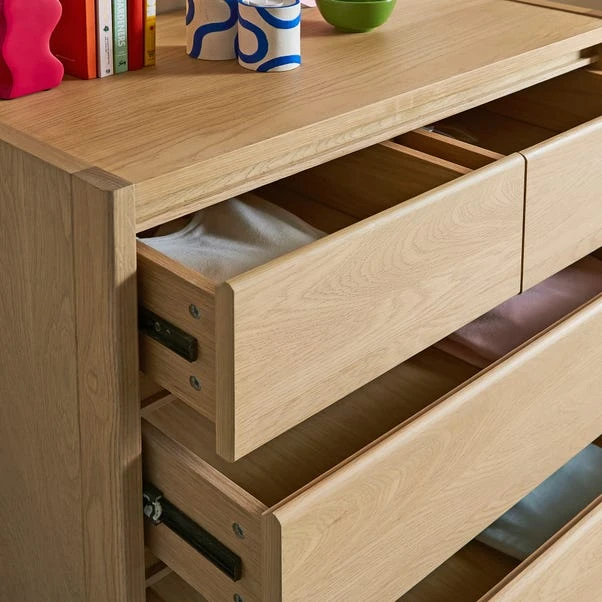 Elements Holmes 5 Drawer Chest, Oak 5 Elements Holmes 5 Drawer Chest, Oak - Image 3