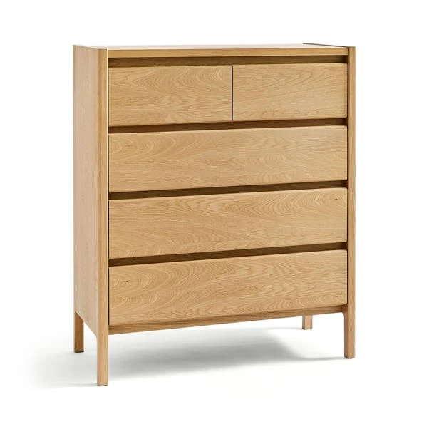 Elements Holmes 5 Drawer Chest, Oak 8 Elements Holmes 5 Drawer Chest, Oak - Image 6