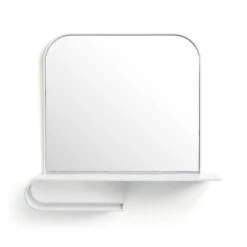 Elements Squoval Wall Mirror With Curling Shelf -Elements 30893752 alt02