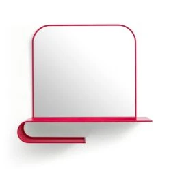 Elements Squoval Wall Mirror With Curling Shelf -Elements 30893762 alt02