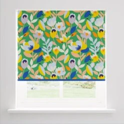 Elements Fieldsley Floral Green Blackout Roller Blind -Elements 30893985 alt02