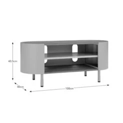 Elements Griffin Compact Corner TV Unit For TVs Up To 42" -Elements 30894174 alt09