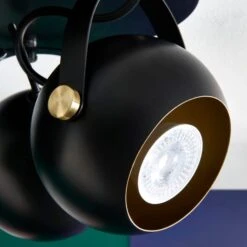 Elements Olympya 3 Light Adjustable Semi Flush Spotlight -Elements 30894869 alt02