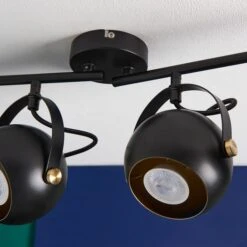 Elements Olympya 4 Light Adjustable Semi Flush Spotlight Bar -Elements 30894870 alt02