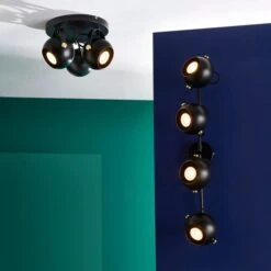 Elements Olympya 4 Light Adjustable Semi Flush Spotlight Bar -Elements 30894870 alt09