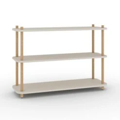 Elements Miller Low Bookcase, Stone 14 Elements Miller Low Bookcase, Stone -Elements 30895134 alt05