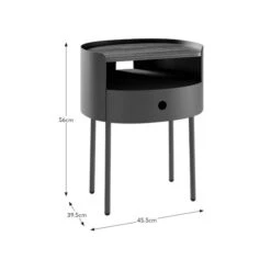 Elements Griffin Compact Bedside Table -Elements 30895492 alt09