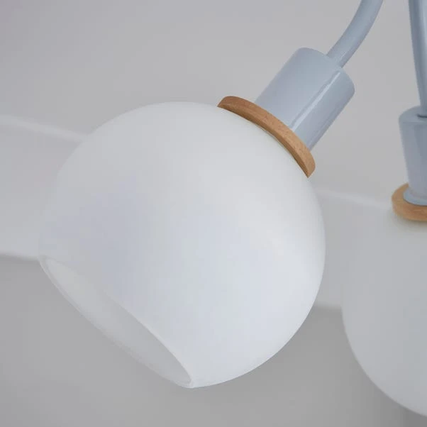 Elements Bailey 3 Light Semi Flush Ceiling Light 12 Elements Bailey 3 Light Semi Flush Ceiling Light - Image 10