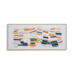Elements Dashes Framed Canvas 7 Elements Dashes Framed Canvas -Elements 30898763 alt02