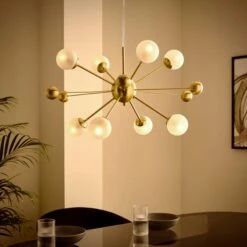 Elements Nova 8 Light Cluster Ceiling Light 9 Elements Nova 8 Light Cluster Ceiling Light -Elements 30901448 alt01