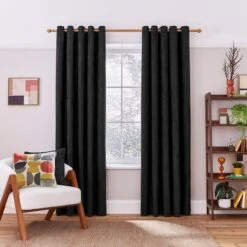 Elements Cord Eyelet Curtains -Elements 30901666 alt01