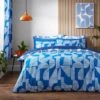 Elements Ezra Blue Cotton Duvet Cover And Pillowcase Set -Elements 30902471
