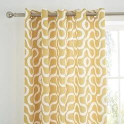 Elements Wiggins Wiggle Blackout Eyelet Curtains -Elements 30903791