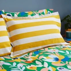 Elements Fieldsley Multicoloured Cotton Duvet Cover And Pillowcase Set 24 Elements Fieldsley Multicoloured Cotton Duvet Cover And Pillowcase Set -Elements 30904801 alt03