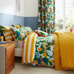 Elements Fieldsley Multicoloured Cotton Duvet Cover And Pillowcase Set 27 Elements Fieldsley Multicoloured Cotton Duvet Cover And Pillowcase Set -Elements 30904801 alt06