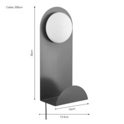 Elements Harton Shelved Wall Light 28 Elements Harton Shelved Wall Light -Elements 30921665 alt08