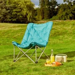 Elements Padded Camping Chair With Carry Bag