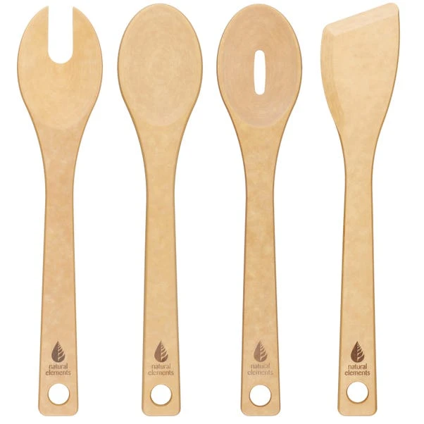 Natural Elements Reusable Wood Fibre Kitchen Utensil Set 5 Natural Elements Reusable Wood Fibre Kitchen Utensil Set - Image 3