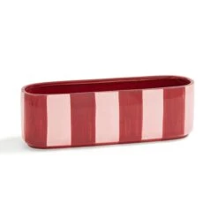 Elements Striped Ceramic Windowsill Plant Pot 16 Elements Striped Ceramic Windowsill Plant Pot -Elements 30943036 alt02